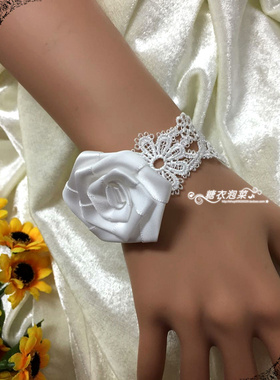 手链黑色手饰diydiy蕾丝复古