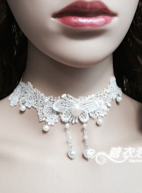 满包邮公主甜美蕾丝复古宫廷项链