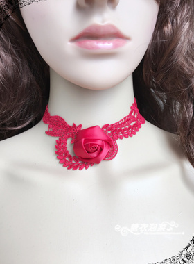 欧美手链手腕带蕾丝复古女