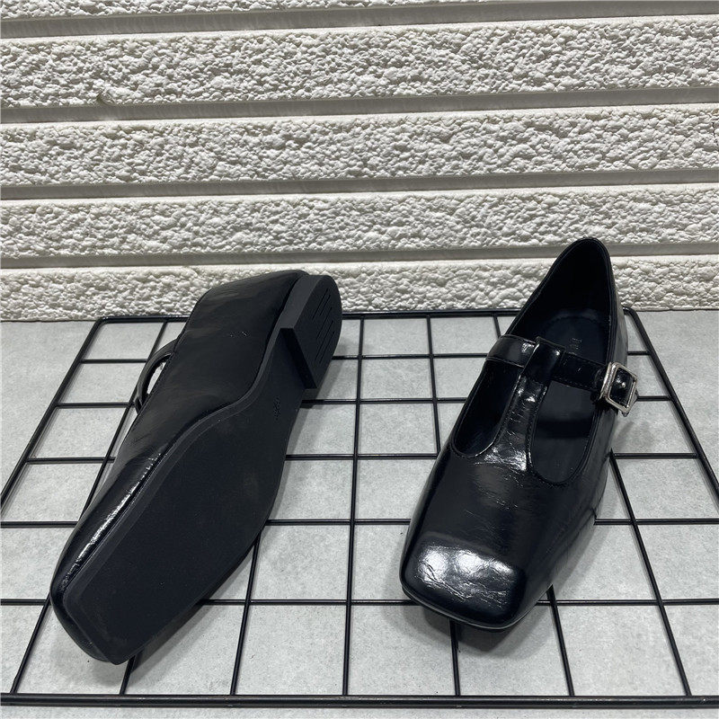 断码处理T型带学院复古温柔方头单鞋女百搭浅口平底玛丽珍鞋子女,淘宝优惠券,粉丝福利购,淘宝优惠卷