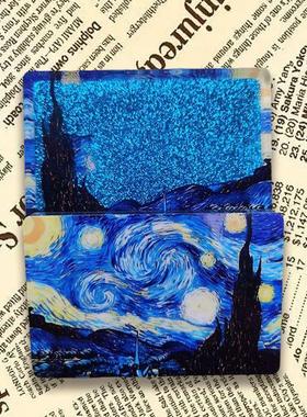星空流沙梵高小配件亚克力卡通