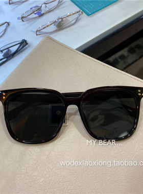 韩国方框复古黑超太阳镜