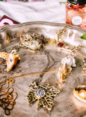 GOODAFTERNINE泰国设计师手工可爱鳄鱼长颈鹿斑马河马可调节戒指