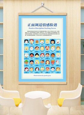 班级心理角布置挂画初高中小学生