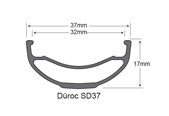 太阳DUROC sd37/sd42 27.5/29寸准真空山地矮胖车圈 am/fr/dh - 图0