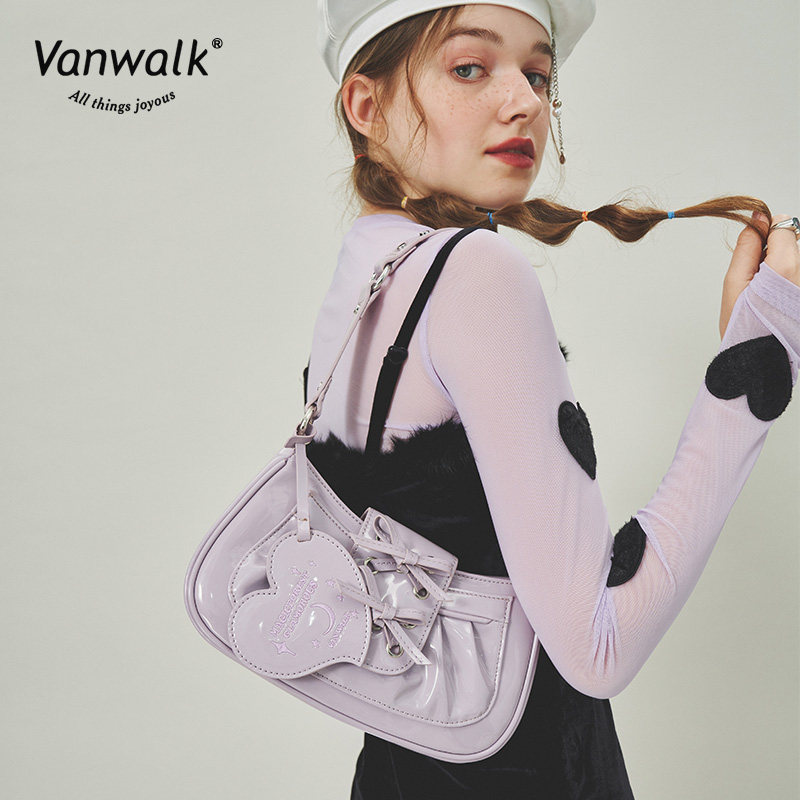 vanwalk魔法学院原创未来感褶皱包 出走女士包袋