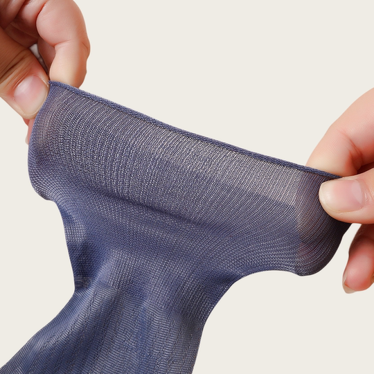 20双优质双底锦纶男丝袜老式丝光老年人尼龙丝卡布龙上海松口牡丹