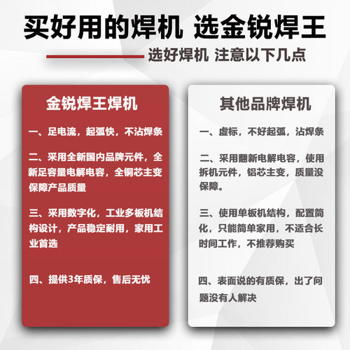 电焊机500工业级220V 380V双电压两用便携逆变直流手工焊机手把焊 - 图1