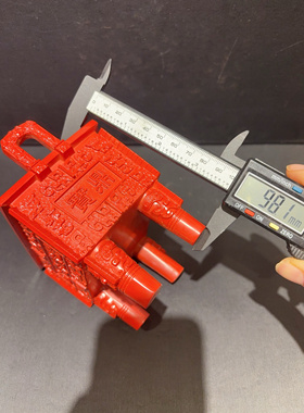 砂红砂财富宝鼎摆件四方鼎客厅店