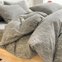 Pure Cotton Quilt Cover Single Piece Autumn Winter Mill Wool Thickened All Cotton Quilt Cover 150x200x230 Double 1 5 m Dormitory Single