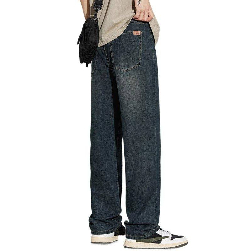 Yishion以纯男装正品官店牛仔裤男士秋冬2025新款直筒宽松长裤子,淘宝优惠券,粉丝福利购,淘宝优惠卷