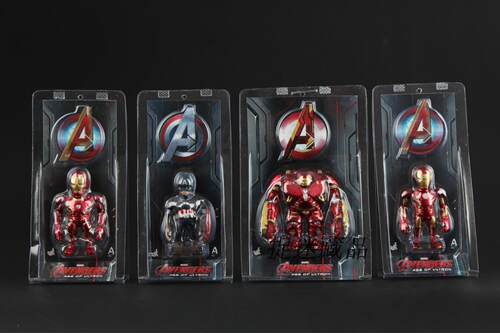 Hottoys HT 钢铁侠 美国队长 复仇者联盟 迷你手办摆件 - 图0