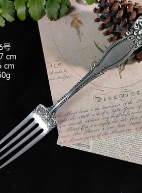 铜镀银复古桌面欧洲中古摆件