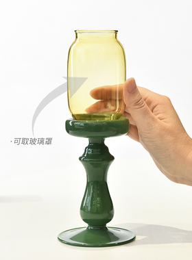 新中式禅意明清烛台香薰茶室