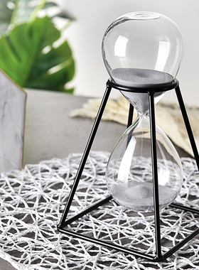 金属分钟轻奢风办公室沙漏计时器