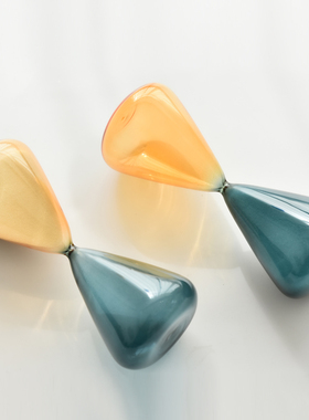 创意北欧风彩色玻璃沙漏