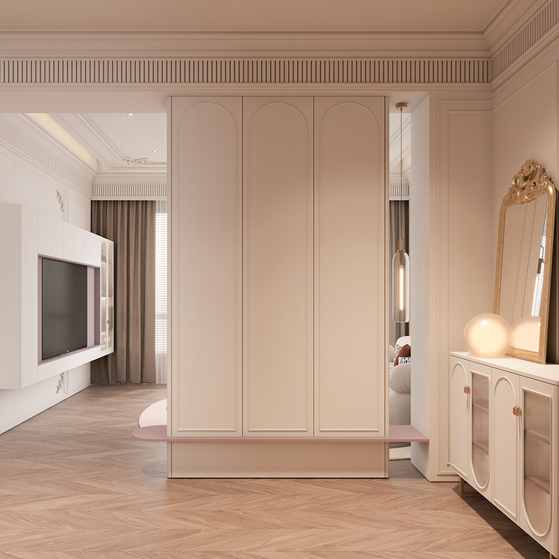 金牌厨柜全屋定制卧室平开门衣柜家具整体轻奢衣帽间柜子家用定制,淘宝优惠券,粉丝福利购,淘宝优惠卷