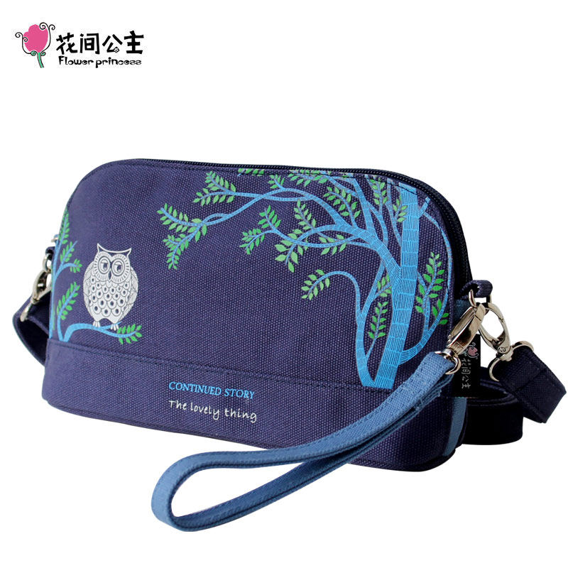 花间公主猫头鹰萌动原创设计单肩包 花间公主女士包袋