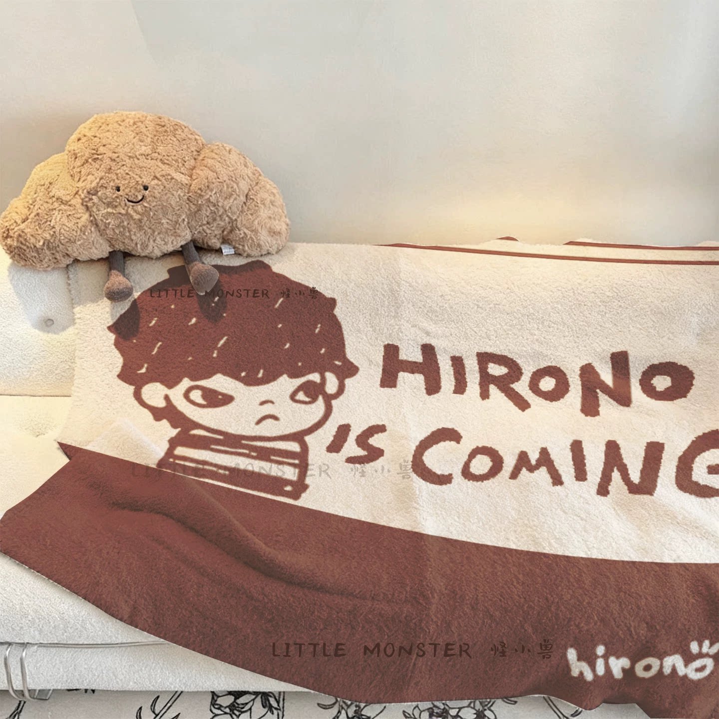 半边绒沙发毯子毛毯夏季空调被办公室午睡盖毯高级感披肩毯