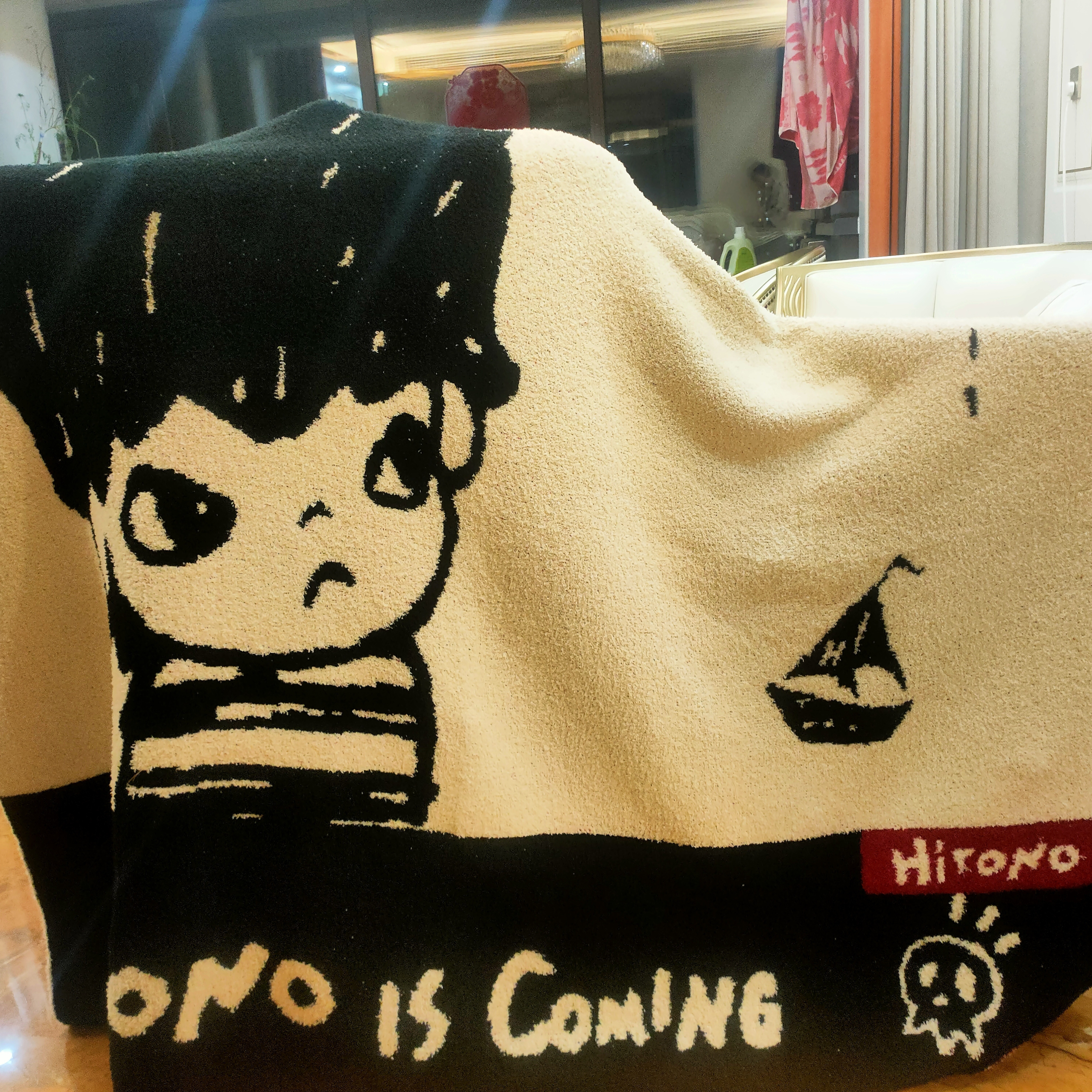 半边绒沙发毯子毛毯夏季空调被办公室午睡盖毯高级感披肩毯