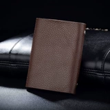 Картхолдер, карточки, кожаная сумка через плечо для визитных карточек, делается под заказ, с печатью вашего логотипа, банковская карта, в корейском стиле