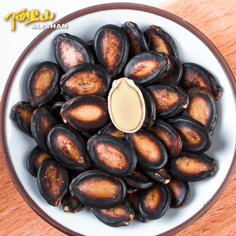 【阿里山】甘草/话梅味西瓜子208gx3咸香好嗑零食大片黑瓜子特产 - 图2