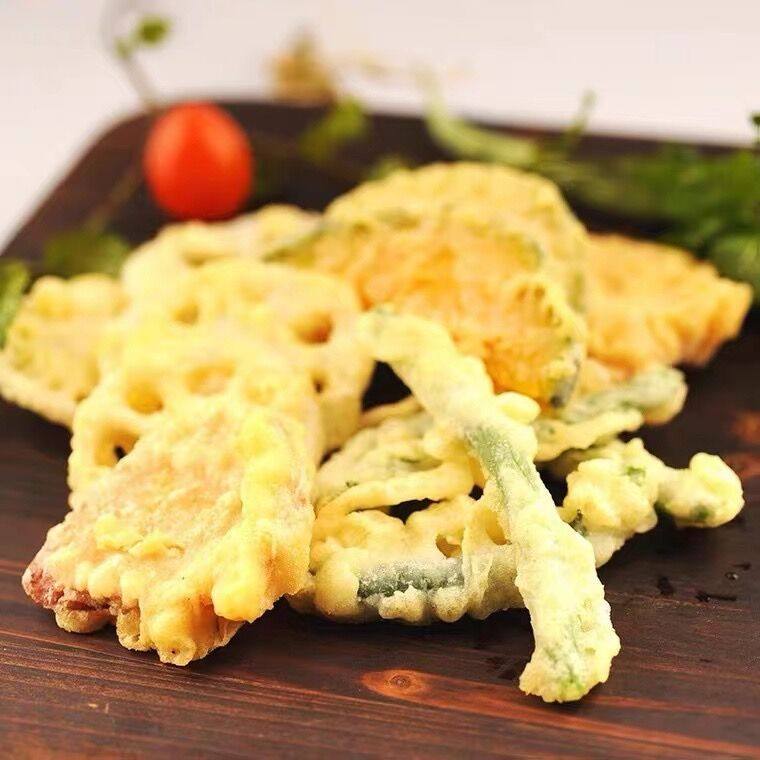 天妇罗蔬菜什锦四拼5包*400g番薯藕四季豆南瓜裹粉油炸小吃半成品,淘宝优惠券,粉丝福利购,淘宝优惠卷