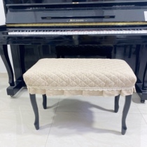 Clip Cotton Thickened Piano Bench Hood Plus Cotton Violin Stool Cover Double Stool Cover Cloth Art Dresden Hood Single Lifting Bench Hood