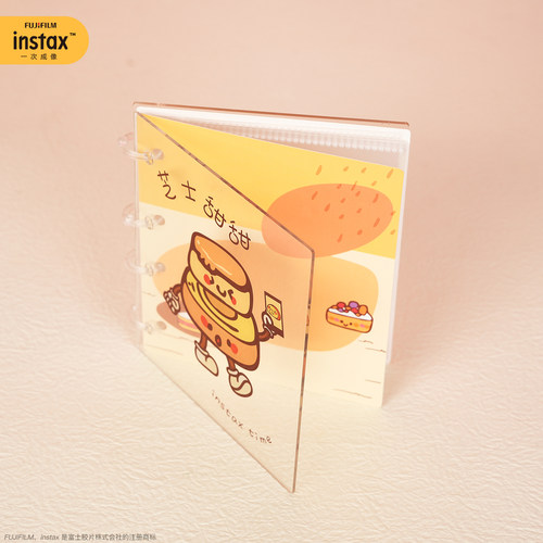 【官方正品】富士instax一次成像迷你相册可爱大容量莓时莓刻拍立得相纸相册 - 图1