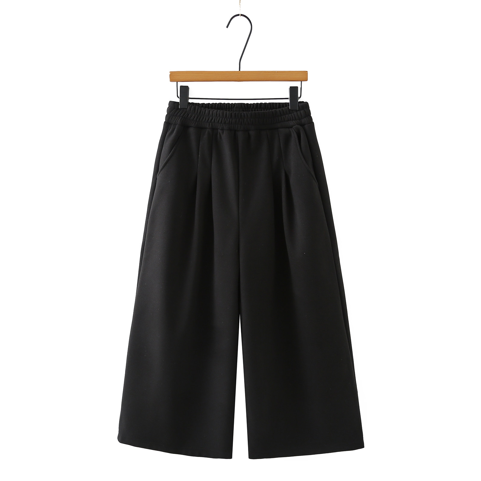 大码加绒毛呢八分裤女秋冬新款高档胖mm宽松星空尼时尚阔腿裤裙裤,淘宝优惠券,粉丝福利购,淘宝优惠卷