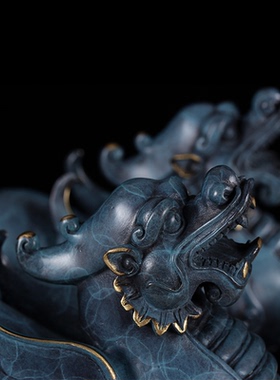 老元吉貔貅五行阵摆件