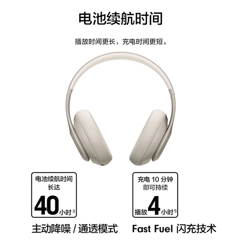 Beats Studio Pro头戴式主动降噪无线蓝牙耳机录音师耳麦魔音新品 - 图1