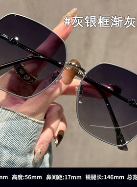 2025大框墨镜高级感女显白防晒遮阳偏光太阳眼镜时尚骑车出游眼镜
