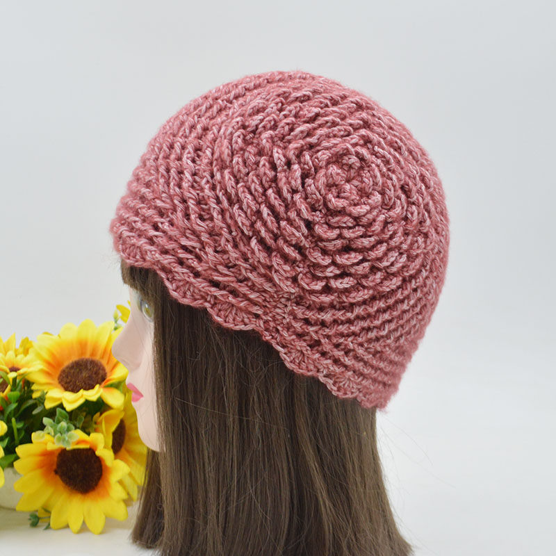 （非成品）牡丹花帽材料包 中粗diy手工棉线帽子围巾毛衣线团,淘宝优惠券,粉丝福利购,淘宝优惠卷