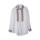 Boucherie POLO collar embroidered ເສື້ອແຂນຍາວ