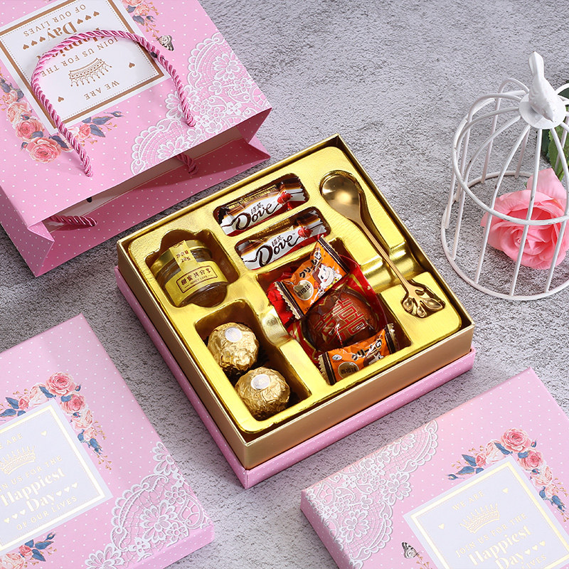 结婚礼满月喜糖礼盒装中国风欧式回礼成品含糖创意2023新品喜糖盒-图2