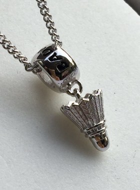 运动饰品纯银吊坠项链