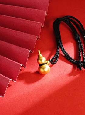 越南沙金葫芦项链新中式情侣链子