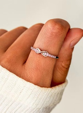 无限的爱时尚简约风可调节戒指