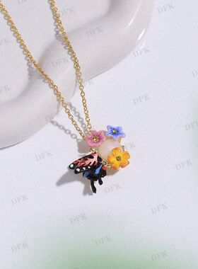茄梦茉语系列一件代发手工珐琅