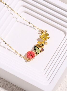 春夏蝴蝶慈善彩蝶大丽花铁线莲
