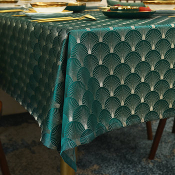 American light luxury artdeco tablecloth table runner high precision jacquard modern coffee tablecloth can be customized