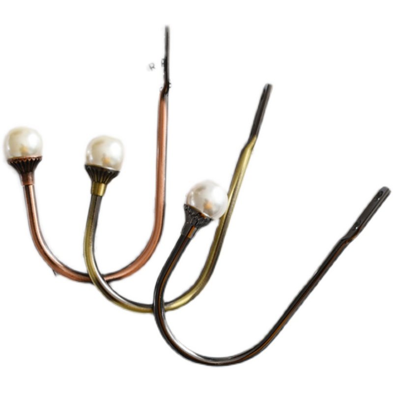 天河花边免打孔窗帘扣家用夹子挂球墙钩U型珍珠锌合金辅料金色厂,淘宝优惠券,粉丝福利购,淘宝优惠卷