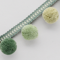 Sky River Lace new curtains wool bale beads Lace Trim trim Lie side Green One metre can be zero cut manufacturer