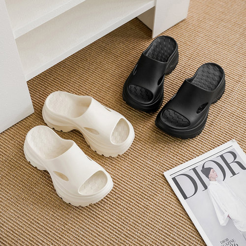 2025新款夏超轻高配版增高7cm凉拖鞋女厚底时尚外穿沙滩时尚休闲 - 图2