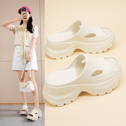 2025新款夏超轻高配版增高7cm凉拖鞋女厚底时尚外穿沙滩时尚休闲 - 图3