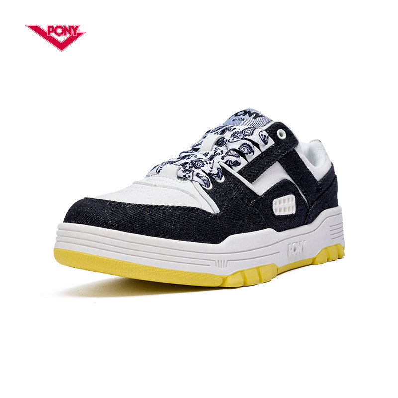 PONY板鞋M100男女同款情侣休闲鞋牛仔布运动潮流时尚耐磨篮球鞋,淘宝优惠券,粉丝福利购,淘宝优惠卷