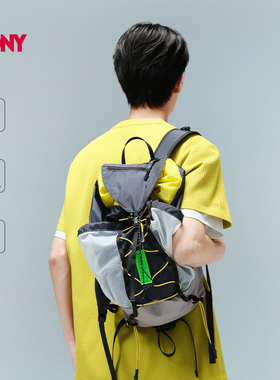 PONY2026年新款轻便双肩包户外出行防泼水容量14.4L背包