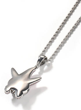 男女铜锆石项链派大星