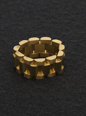 现货欧美百搭男女新款不锈钢戒指